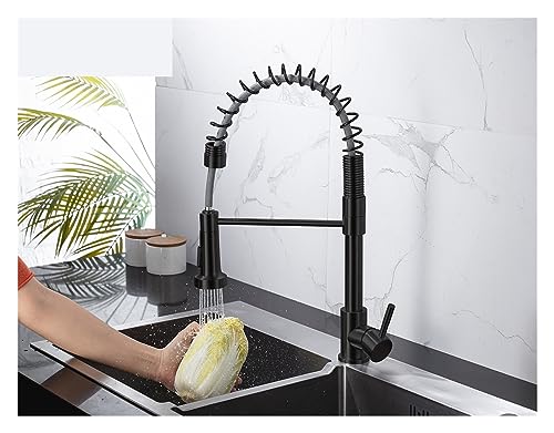 LMRJHAZM Waschbeckenspüle Tipp, Luxusgold 3pcs Badezimmer Wasserhahn, 2 Griffe Bademischer Home Improvement Beauty Badewanne Mixer Taps, Gold (gebürstete Nickel) von LMRJHAZM
