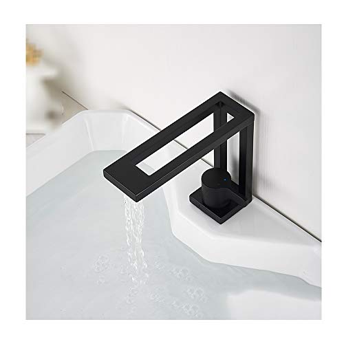 LMRJHAZM Wasserhahn Wasserfall Badezimmer Waschbecken Wasserhahn Kaltes und Warmwasser Deck Montiert Badezimmer Mischbatterie Wasserhahn von LMRJHAZM