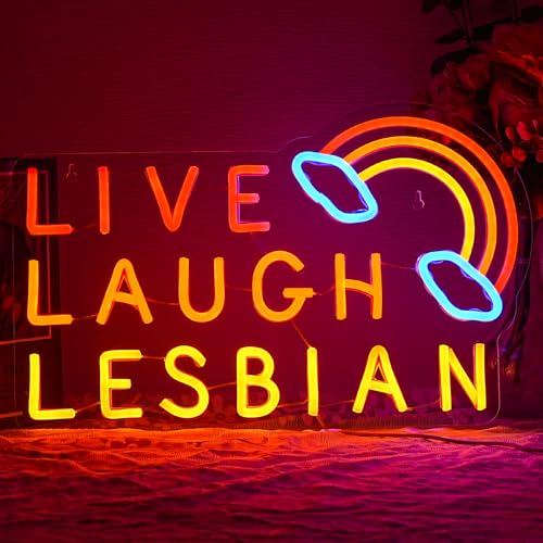 LMSIGNLY Live Lachen Lesbische Neon Zeichen LGBT Neon Licht Regenbogen Neon Licht Zeichen für glücklichen Stolz Monat Gay Pride Liebe gewinnt LMSIGNLY Live Lachen Lesbische Neon Zeichen LGBT Neon Licht Regenbogen Neon Licht Zeichen für glücklichen Stolz Monat Gay Pride Liebe gewinnt von LMSIGNLY