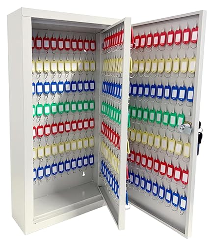 Abschließbarer Schlüsselschrank mit markierbarem Schlüsselbund an der Wand montierbare Metall-Schlüsselaufbewahrungsbox, sicherer Schlüsselhalter für Zuhause & Büro, langlebige Schlüsselschlossbox Abschließbarer Schlüsselschrank mit markierbarem Schlüsselbund an der Wand montierbare Metall-Schlüsselaufbewahrungsbox, sicherer Schlüsselhalter für Zuhause & Büro, langlebige Schlüsselschlossbox von LMTYBOC