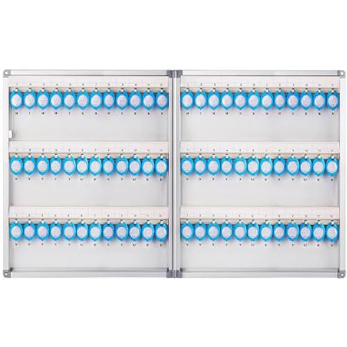 Große Schlüsselaufbewahrungsbox mit Schlüsselanhängern, Etiketten, sicherer Verschluss, Schlüsselschrank für Haus, Haus, Eigentum, Garage, Büro, Hotel, Outdoor, Schlüsselbox Organizer (72 Schlüssel) Große Schlüsselaufbewahrungsbox mit Schlüsselanhängern, Etiketten, sicherer Verschluss, Schlüsselschrank für Haus, Haus, Eigentum, Garage, Büro, Hotel, Outdoor, Schlüsselbox Organizer (72 Schlüssel) von LMTYBOC