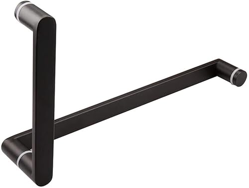 LMTYBOC Duschtürgriffe für beide Seiten der Glastür Interne Edelstahl Duschtür Pull Knob Bar Ersatzteile für Bad/Badezimmer, Schwarz LMTYBOC Duschtürgriffe für beide Seiten der Glastür Interne Edelstahl Duschtür Pull Knob Bar Ersatzteile für Bad/Badezimmer, Schwarz von LMTYBOC