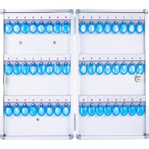 LMTYBOC Robuster Schlüsselschrank-Organizer mit Haken und Etiketten, langlebig, verschließbar, für 48 Schlüssel LMTYBOC Robuster Schlüsselschrank-Organizer mit Haken und Etiketten, langlebig, verschließbar, für 48 Schlüssel von LMTYBOC