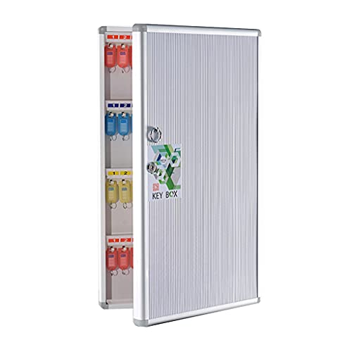 LMTYBOC Schlüsselschrank, Wand-/Bodenmontage, 12 Haken, wasserabweisend, Aufbewahrungsbox für Ersatzschlüssel, für den Innen- und Außenbereich, perfekt für Haus und Garage, Silber, Größe 120 LMTYBOC Schlüsselschrank, Wand-/Bodenmontage, 12 Haken, wasserabweisend, Aufbewahrungsbox für Ersatzschlüssel, für den Innen- und Außenbereich, perfekt für Haus und Garage, Silber, Größe 120 von LMTYBOC