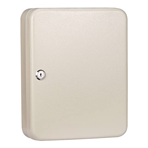 LMTYBOC Schlüsselschranktresor zur Wandmontage mit 48 Schlüsseln, Aufbewahrungsbox für Zuhause/Büro/Geschäftsschlüssel-Management-Lösung (20 x 7,5 x 25 cm) von LMTYBOC