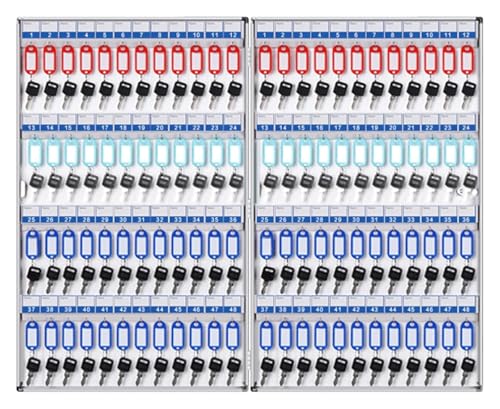 Robuster Schlüsselkasten zur Wandmontage, sicherer 180-Schlüsselkasten für Hausverwaltung, Autohäuser und den Heimgebrauch – langlebige Schlüsselaufbewahrungslösung von LMTYBOC