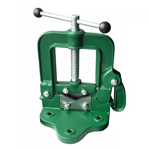 Hochleistungs-Rohrschraubstock zum Einfädeln, geschmiedeter Rohrschraubstock mit Backen aus Chrom-Vanadium-Stahl, für Klempner, Mechaniker, zum Schneiden(32.5cm/12.7in) von LMXRYPD
