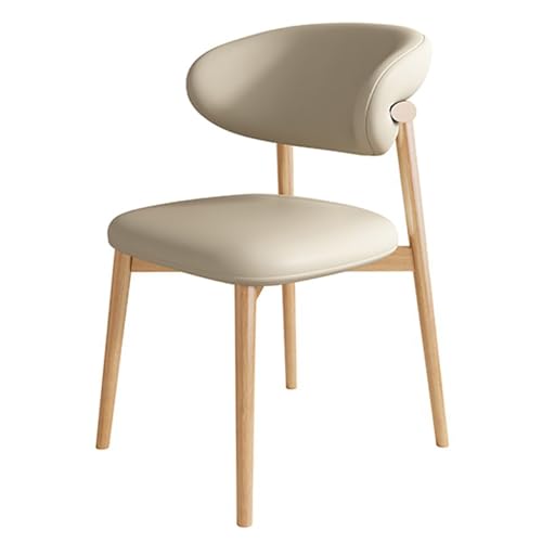 LMXRYPD Dining Chair 2er-Set, Polsterstuhl mit Geschwungener Rückenlehne, Schminktisch Stuhl, Moderner Esszimmerstuhl ohne Armlehnen (Color : H) von LMXRYPD