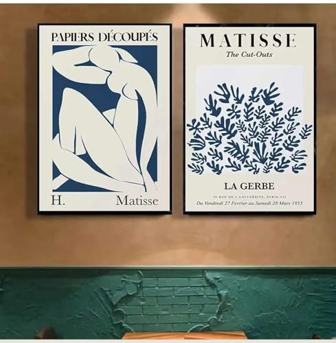 LMYCHENG Abstrakte Linienfigur Matisse, dekoratives Gemälde, Leinwand, Wandkunst, Druck, Poster, minimalistisches modernes Wohnzimmerbild, 60 x 90 cm x 2, rahmenlos LMYCHENG Abstrakte Linienfigur Matisse, dekoratives Gemälde, Leinwand, Wandkunst, Druck, Poster, minimalistisches modernes Wohnzimmerbild, 60 x 90 cm x 2, rahmenlos von LMYCHENG