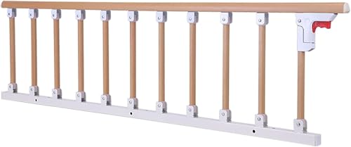 LMYFGHRD Bettschutzgitter Faltbares Sicherheitsbettgitter für ältere Menschen und Erwachsene, Hilfsgriff, Bettgeländer, Metallgriff-Stoßstange (11) von LMYFGHRD