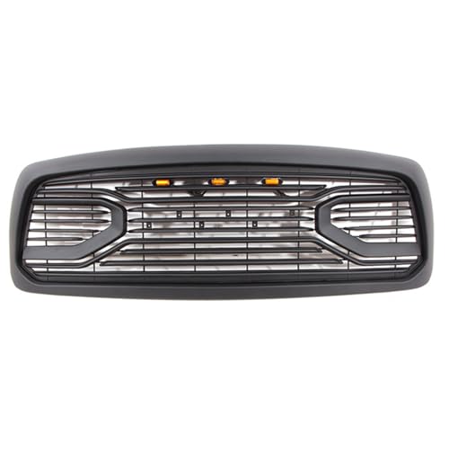 LMYSLCDW Auto Front Kühlergrille für Dodge RAM 2002-2005,Auto Haube Kühlergrill Grill Wabengrill Ersatz Tuning Verschleißteile Karosserie-Anbauteile,A von LMYSLCDW