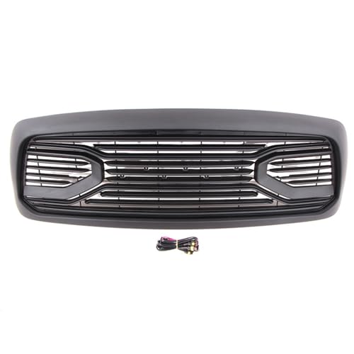 LMYSLCDW Auto Front Kühlergrille für Dodge RAM 2002-2005,Auto Haube Kühlergrill Grill Wabengrill Ersatz Tuning Verschleißteile Karosserie-Anbauteile,C von LMYSLCDW