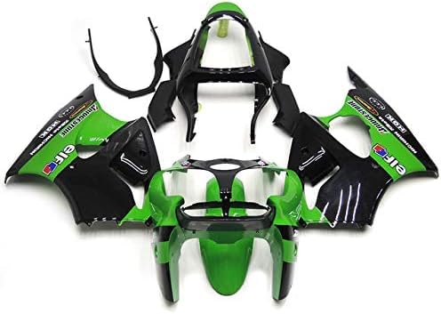 LMYSLCDW Motorrad Verkleidung Kit für Kawasaki Ninja ZX6R 2000-2002, Motorrad Injektion Pre Bohren Kompletter Satz Verkleidung Body Kit Motorrad Zubehör von LMYSLCDW
