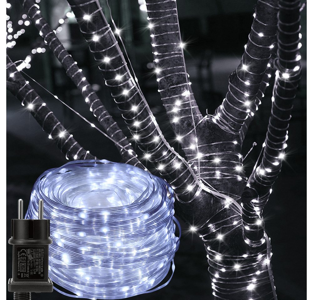 LMaxhome LED-Lichterkette 10-100M Lichterschlauch Weihnachten Party Beleuchtung Speicherfunktion, 100-800LEDs, 8 Modi, Wasserdichte Weihnachtsbeleuchtung Außen Garten LMaxhome LED-Lichterkette 10-100M Lichterschlauch Weihnachten Party Beleuchtung Speicherfunktion, 100-800LEDs, 8 Modi, Wasserdichte Weihnachtsbeleuchtung Außen Garten von LMaxhome