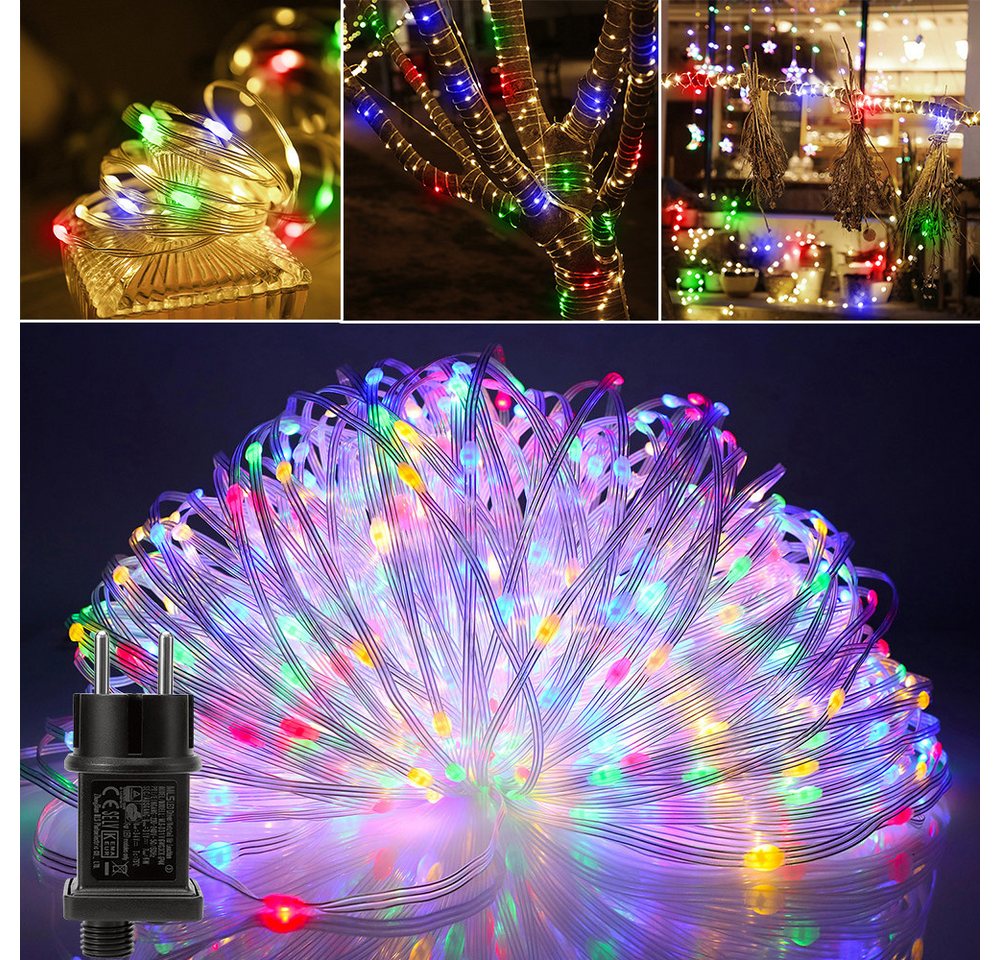 LMaxhome LED-Lichterkette 10-100M Lichterschlauch Weihnachten Party Beleuchtung Speicherfunktion, 100-800LEDs, 8 Modi, Wasserdichte Weihnachtsbeleuchtung Außen Garten LMaxhome LED-Lichterkette 10-100M Lichterschlauch Weihnachten Party Beleuchtung Speicherfunktion, 100-800LEDs, 8 Modi, Wasserdichte Weihnachtsbeleuchtung Außen Garten von LMaxhome