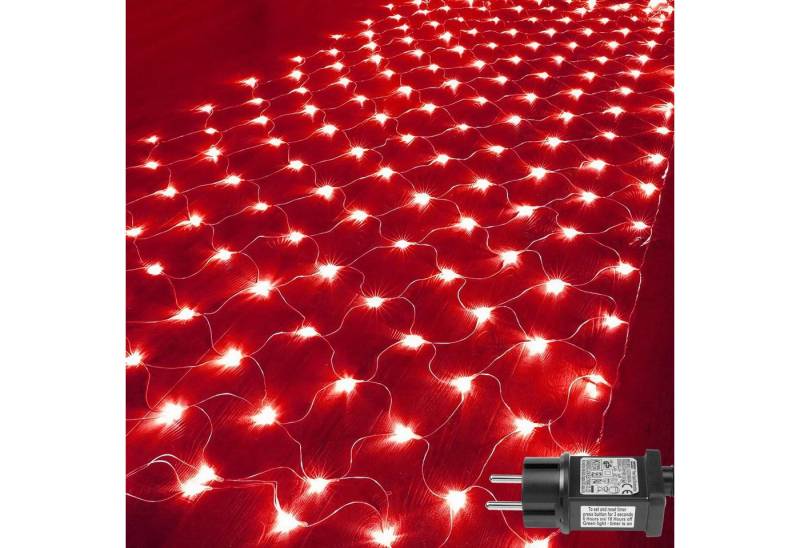 LMaxhome LED-Lichternetz Lichterkette Lichtervorhang Weihnachts Deko für Büsche Garten Zäune, 200-flammig, Mesh Lichterkette Netz mit 8 Modi Timer, 1,5x1,5m/2x2m/3x2m/6x4m LMaxhome LED-Lichternetz Lichterkette Lichtervorhang Weihnachts Deko für Büsche Garten Zäune, 200-flammig, Mesh Lichterkette Netz mit 8 Modi Timer, 1,5x1,5m/2x2m/3x2m/6x4m von LMaxhome