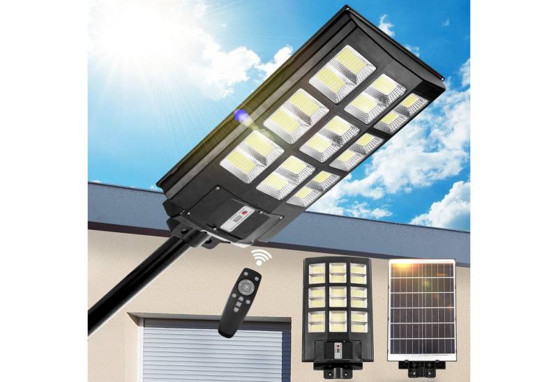 LMaxhome LED Solarleuchte Außen-Wandleuchte Solarlampen mit Bewegungsmelder Straßenleuchte Timer, 40000-80000lm Wasserdicht Tageslichtweiß Dämmerung zu Morgendämmerung von LMaxhome