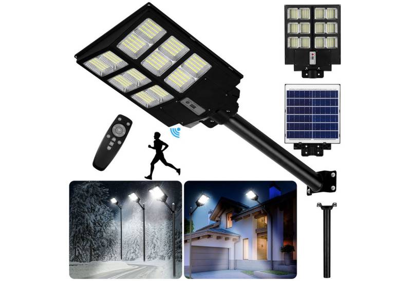 LMaxhome LED Solarleuchte Tageslicht Außen-Wandleuchte Wasserdicht Pendelleuchten Straßenlaterne, 6500K 40000-80000lm mit Bewegungsmelder Fernsteuerung Timer Solarlampe von LMaxhome