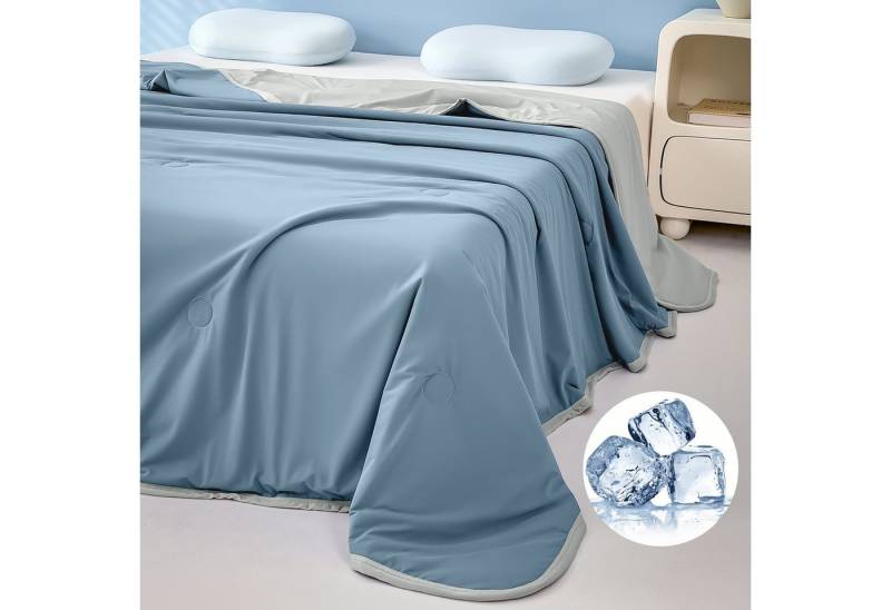 LMaxhome Sommerbettdecke Doppelseitig Kühldecke Selbstkühlend Sommer-Decke Weich Kalt für Baby, Füllung: Tech Arc-Chill-Kühl-Polyester, Bezug: Kältedecke, 100x150cm/150x200cm/200x230cm, Antibakteriell, Glatt, Atmungsaktiv von LMaxhome