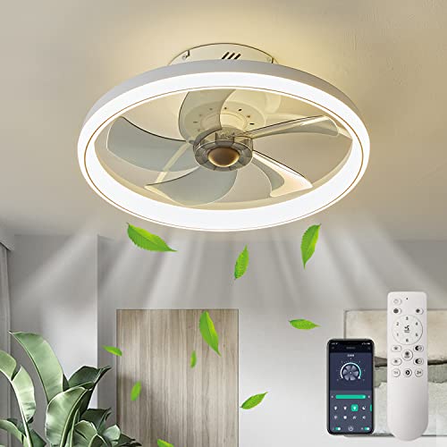 LMiSQ Modernes Deckenventilator mit Beleuchtung 220V 48W Reversible Deckenventilator Leise 3farbtemperatur 6windgeschwindigkeit Deckenventilator mit Fernbedienung Smart APP Deckenlampe mit Ventilator LMiSQ Modernes Deckenventilator mit Beleuchtung 220V 48W Reversible Deckenventilator Leise 3farbtemperatur 6windgeschwindigkeit Deckenventilator mit Fernbedienung Smart APP Deckenlampe mit Ventilator von LMiSQ