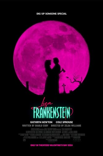 Lisa Frankenstein Filmposter 2024, 40,6 x 61 cm, ungerahmt von LNASI