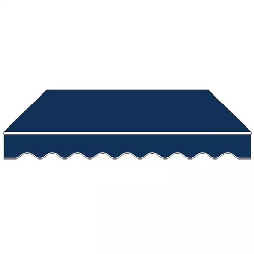 Ausziehbare Markisenoberseite, Ersatzstoff, für den Außenbereich, wasserdicht, Sonnenschutz, Überdachung (ohne Rahmen) (Größe: 5 x 2 m, Farbe: B) von LNBHI