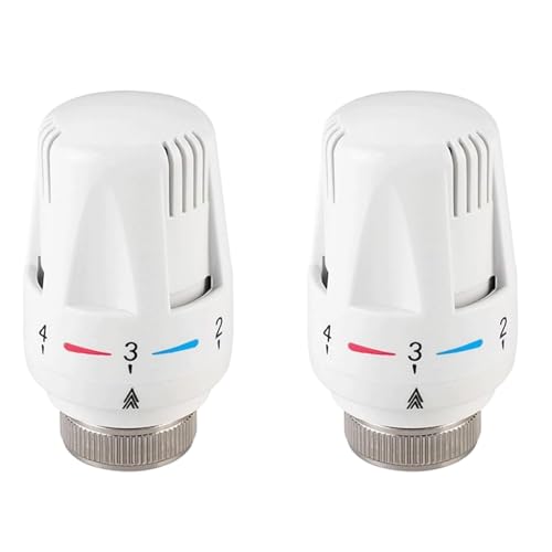 2 Stk Heizkörperthermostat,Thermostatkopf Heizkörperventil,Thermostat-Kopf mit Nullstellung,Termostat Heating Radiator Valve,Frostschutz- und Einstellfunktionen,für Thread M30 x 1.5,Heizungsregler (2) 2 Stk Heizkörperthermostat,Thermostatkopf Heizkörperventil,Thermostat-Kopf mit Nullstellung,Termostat Heating Radiator Valve,Frostschutz- und Einstellfunktionen,für Thread M30 x 1.5,Heizungsregler (2) von LNGJIN