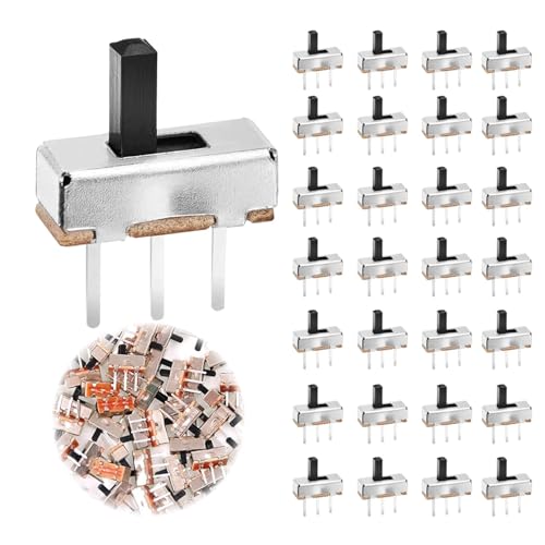 LNGJIN 220 Stück Mini Schiebeschalter, SS12D00 G6 Mini Vertikale Schiebeschalter,3 Pin 2 Position 1P2T SPDT Micro Rast Kippschalter,Positionen Schiebeschalter,DC50V 0.5A Schalter Einbauschalter-Set LNGJIN 220 Stück Mini Schiebeschalter, SS12D00 G6 Mini Vertikale Schiebeschalter,3 Pin 2 Position 1P2T SPDT Micro Rast Kippschalter,Positionen Schiebeschalter,DC50V 0.5A Schalter Einbauschalter-Set von LNGJIN
