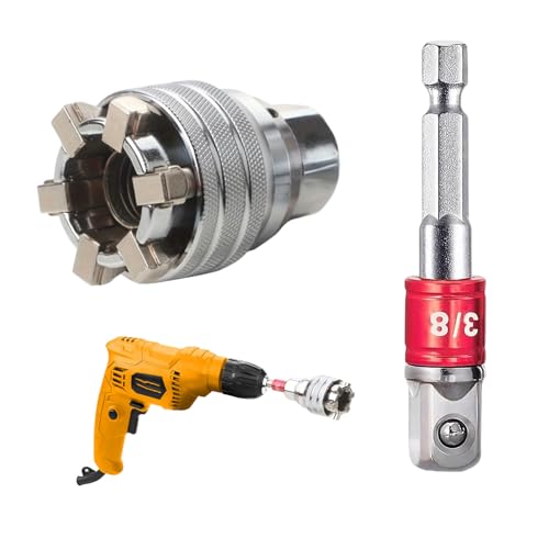 LNGJIN Multifunctional Universal Socket Wrench Tool, 10mm-19mm Verstellbare Steckschlüsselhülse, Universal Socket Spanner, Adjustable Socket Spanner Sleeve (Sleeve + Extension Rod) von LNGJIN