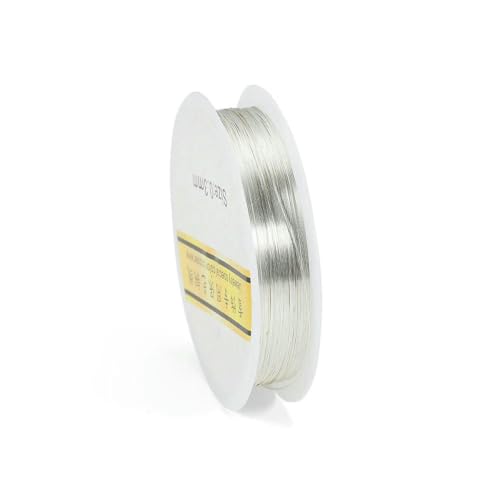 1 Rolle goldfarbener Kupferdraht 0,2/0,3/0,4/0,5/0,6/0,7/0,8/1,0 mm Perlenschnur DIY für Schmuckherstellungszubehör Großhandel-Silber-0,7 mm x 4,0 m 1 Rolle goldfarbener Kupferdraht 0,2/0,3/0,4/0,5/0,6/0,7/0,8/1,0 mm Perlenschnur DIY für Schmuckherstellungszubehör Großhandel-Silber-0,7 mm x 4,0 m von LNHBZ