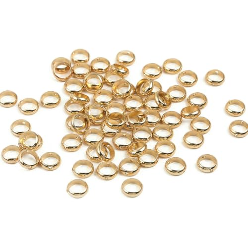 10 Stück Kupfer-Abstandsperlen, Biegering-Verbinder, lose Metallperlen für Ohrringe, Schmuckherstellung, Zubehör, Zubehör, KC Gold, 14,0 mm, 10 Stück 10 Stück Kupfer-Abstandsperlen, Biegering-Verbinder, lose Metallperlen für Ohrringe, Schmuckherstellung, Zubehör, Zubehör, KC Gold, 14,0 mm, 10 Stück von LNHBZ