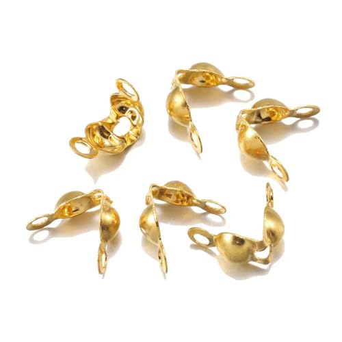 100–200 Stück Verbinderverschluss 4 x 7 mm Kugelkette Kalotte Endcrimps Perlen Verbinderkomponenten für DIY-Schmuckherstellung Zubehör-Gold-100 Stück 100–200 Stück Verbinderverschluss 4 x 7 mm Kugelkette Kalotte Endcrimps Perlen Verbinderkomponenten für DIY-Schmuckherstellung Zubehör-Gold-100 Stück von LNHBZ