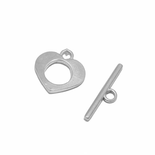 4 Sets Edelstahl-Gold-Knebelverschlüsse für die Herstellung von DIY-Schmuck, Halsketten, Verbinder, Verschlüsse, Armbänder, Haken, Zubehör, Stahl 8 4 Sets Edelstahl-Gold-Knebelverschlüsse für die Herstellung von DIY-Schmuck, Halsketten, Verbinder, Verschlüsse, Armbänder, Haken, Zubehör, Stahl 8 von LNHBZ