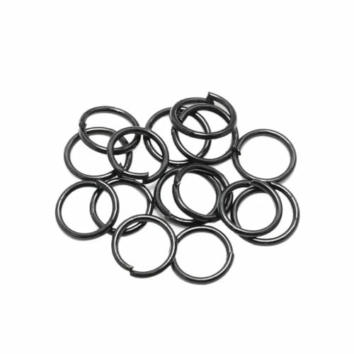 50–200 Stück/Los 3–20 mm Biegeringe, Spaltringe, Verbinder für DIY-Schmuckherstellung, Zubehör, Großhandelsbedarf, Schwarz, 6 mm x 200 Stück 50–200 Stück/Los 3–20 mm Biegeringe, Spaltringe, Verbinder für DIY-Schmuckherstellung, Zubehör, Großhandelsbedarf, Schwarz, 6 mm x 200 Stück von LNHBZ