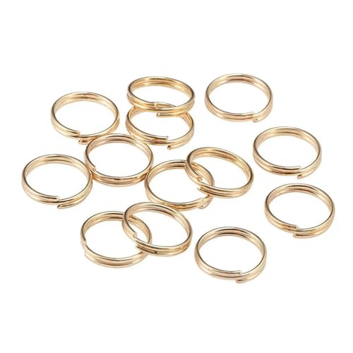 50–200 Stück/Los 4–20 mm offene Biegeringe, Doppelschlaufen, Spaltringe, Verbinder für DIY-Schmuckherstellung, Zubehör – KC Gold – 10 mm x 200 Stück 50–200 Stück/Los 4–20 mm offene Biegeringe, Doppelschlaufen, Spaltringe, Verbinder für DIY-Schmuckherstellung, Zubehör – KC Gold – 10 mm x 200 Stück von LNHBZ