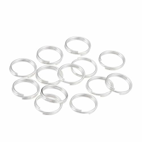 50–200 Stück/Los 4–20 mm offene Biegeringe, Doppelschlaufen, Spaltringe, Verbinder für DIY-Schmuckherstellung, Zubehör – Silber – 4,0 mm x 200 Stück 50–200 Stück/Los 4–20 mm offene Biegeringe, Doppelschlaufen, Spaltringe, Verbinder für DIY-Schmuckherstellung, Zubehör – Silber – 4,0 mm x 200 Stück von LNHBZ