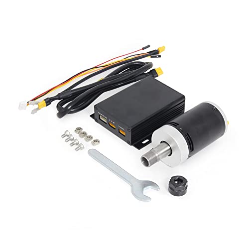 CNC-Spindelmotor-Kit, CNC-Kit Bürstenloser DC-Spindelmotor 24 V 12000 U/min + Antriebsplatine + Spannzangenhalter installiert for Serie 3018 CNC-Spindelmotor-Kit, CNC-Kit Bürstenloser DC-Spindelmotor 24 V 12000 U/min + Antriebsplatine + Spannzangenhalter installiert for Serie 3018 von LNHHG