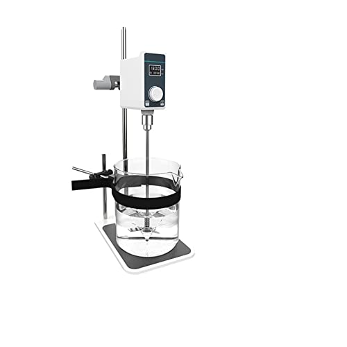 Flüssigkeitsmischer Labor Elektrorührer Digitalanzeige Überkopfrührer Höhenverstellbar Laborgeräte 20L 2000rpm(OS-30Pro) von LNHHG