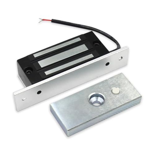LNHHG DC12V 60KG 130Lbs Haltekraft Mini-Zugangskontrolle Elektrisches Magnetschloss Seitenmontage/eingebettete Montage Elektromagnetisches Schloss von LNHHG