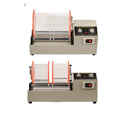 LNHHG Edelsteinpolierset Barrel Poliermaschine Derusting-Ausrüstung for Gold- und Silberschmuck(Double Barrel) von LNHHG