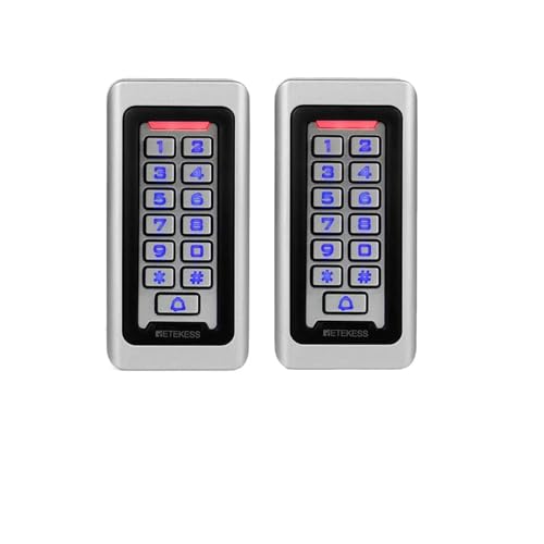 LNHHG T-AC03 Türzugangskontrollsystem RFID IP68 wasserdichte Wiegand 26-Bit-Tastatur mit 2000 Benutzern for das Home Office im Lager(2pcs Access Control) von LNHHG
