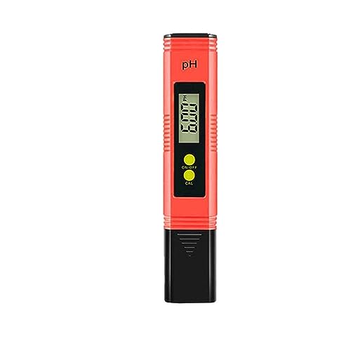 LNHHG TDS-Messgerät Digitaler Wassertester PH-Messgerät 0,01, hohe Präzision for Wasserqualitätstester mit 0–14 Messbereich, geeignet for Aquarien, Schwimmbäder(Red with Box) von LNHHG