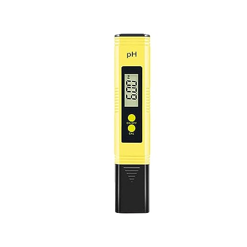 LNHHG TDS-Messgerät Digitaler Wassertester PH-Messgerät 0,01, hohe Präzision for Wasserqualitätstester mit 0–14 Messbereich, geeignet for Aquarien, Schwimmbäder(Yellow with Box) von LNHHG