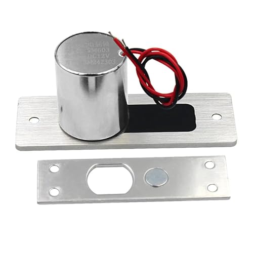 LNHHG Wasserdichter elektronischer Riegel, NC-Türschloss, DC 12 V, magnetische Induktion, automatischer Riegel for sicheres elektrisches Zugangskontrollsystem von LNHHG