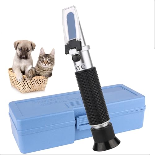 Refraktometer Refraktometer, Haustier-Urin-spezifischer Handheld-Veterinärserum-Plasmaprotein-Hämoglobin-Tester, Refraktometer von LNHHG