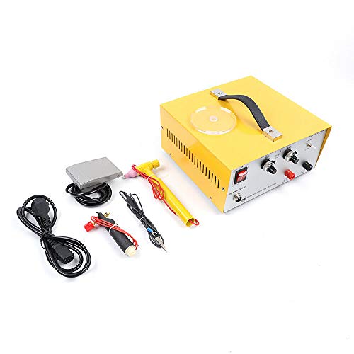 400W Schmuck Punktschweißmaschine Punktschweißgerät Elektrische Lötmaschine Schmuckschweißimpuls Laser Spot Schweißgerät Schmuck Werkzeug 80A DX-808 Pulse Sparkle Spot Welder 220V von LNINNERY