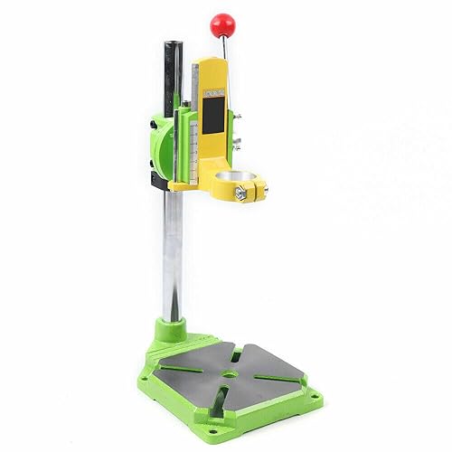 Bohrständer 90°Drehbare Verstellbare Halterung 490mm für Heimwerker oder Beruf Max Bohrtiefe von LNINNERY
