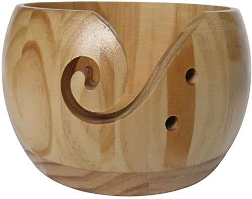 LNJ Webfadenschüssel,Garnschalen Aus Holz,garnschale Für Wolle,wollschale Mit Löchern Garn Aufbewahrungsschüssel Zur Schützt Wolle Und Verhindert Verheddern, Für Stricken, Häkeln, Garnwickler (A) LNJ Webfadenschüssel,Garnschalen Aus Holz,garnschale Für Wolle,wollschale Mit Löchern Garn Aufbewahrungsschüssel Zur Schützt Wolle Und Verhindert Verheddern, Für Stricken, Häkeln, Garnwickler (A) von LNJ