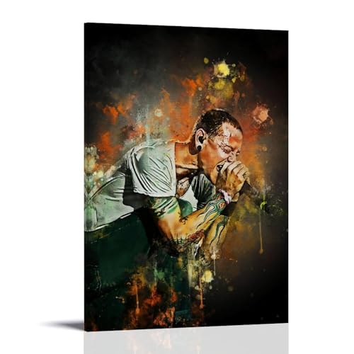 LNLEXTAR Chester Bennington Poster Dekorative Malerei Leinwand Wandkunst Wohnzimmer Poster Schlafzimmer Malerei,Wandkunst Bilddruck Moderne Familienzimmer Dekor 08x12inch(20x30cm) von LNLEXTAR