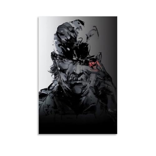 LNLEXTAR Gamer Metal Gear Solid Poster Dekorative Malerei Leinwand Wandkunst Wohnzimmer Poster Schlafzimmer Malerei,Wandkunst Bilddruck Moderne Familienzimmer Dekor 12x18inch(30x45cm) von LNLEXTAR